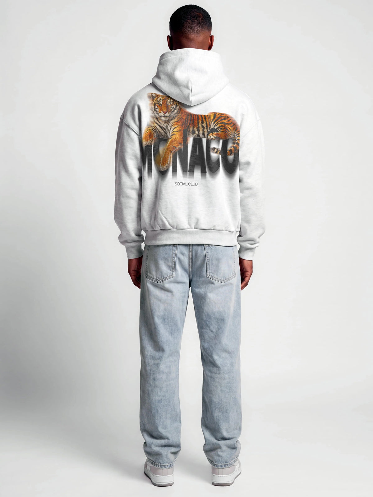 THE TIGER HOODIE - Heather Gray