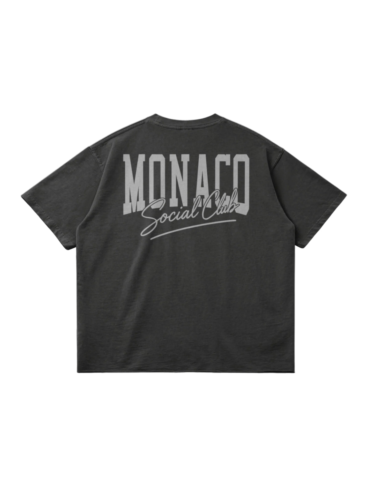 T-shirt MONACO SHADOW LOGO - Gris Foncé