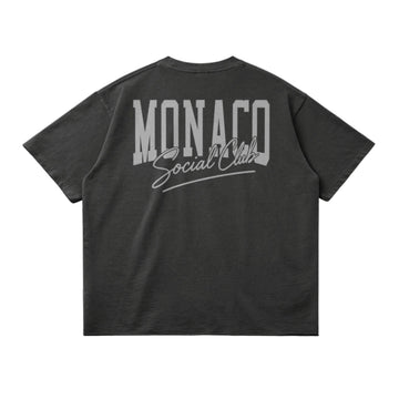 T-shirt MONACO SHADOW LOGO - Gris Foncé