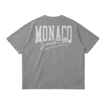 T-shirt MONACO SHADOW LOGO - Gris clair