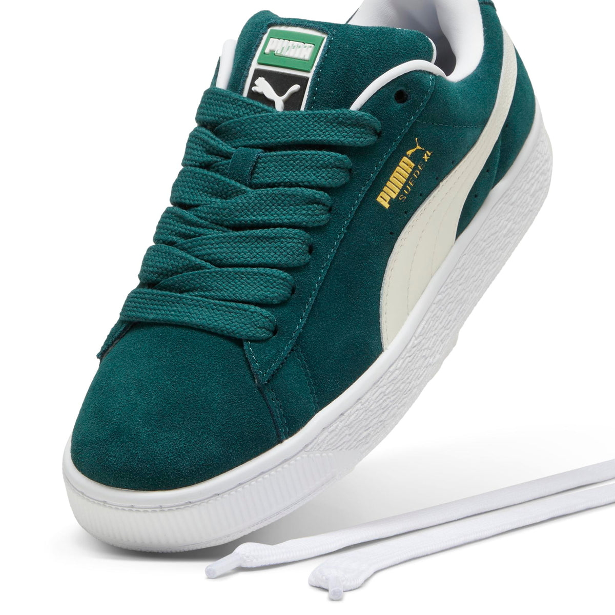 Sneakers Suede XL - Dark Myrtle-Warm White