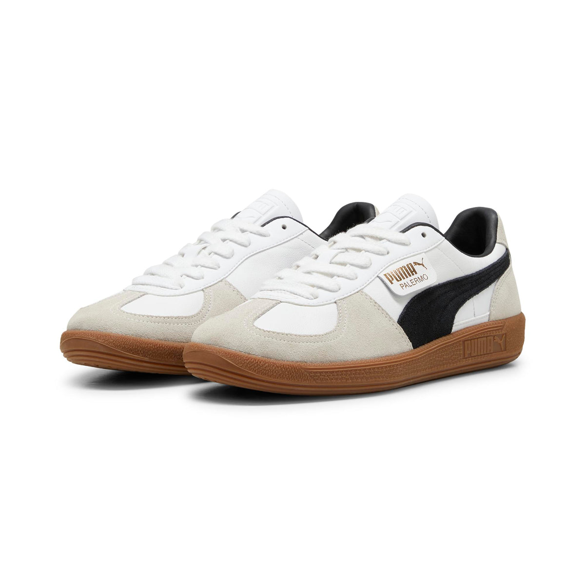 Sneakers en cuir Palermo - White-Vapor Gray-Gum