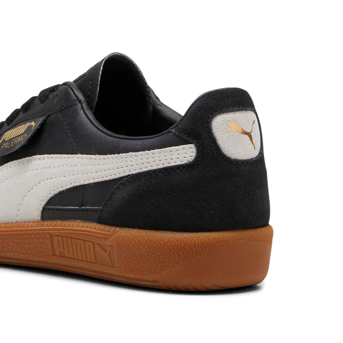 Sneakers en cuir Palermo - Black-Feather Gray-Gum