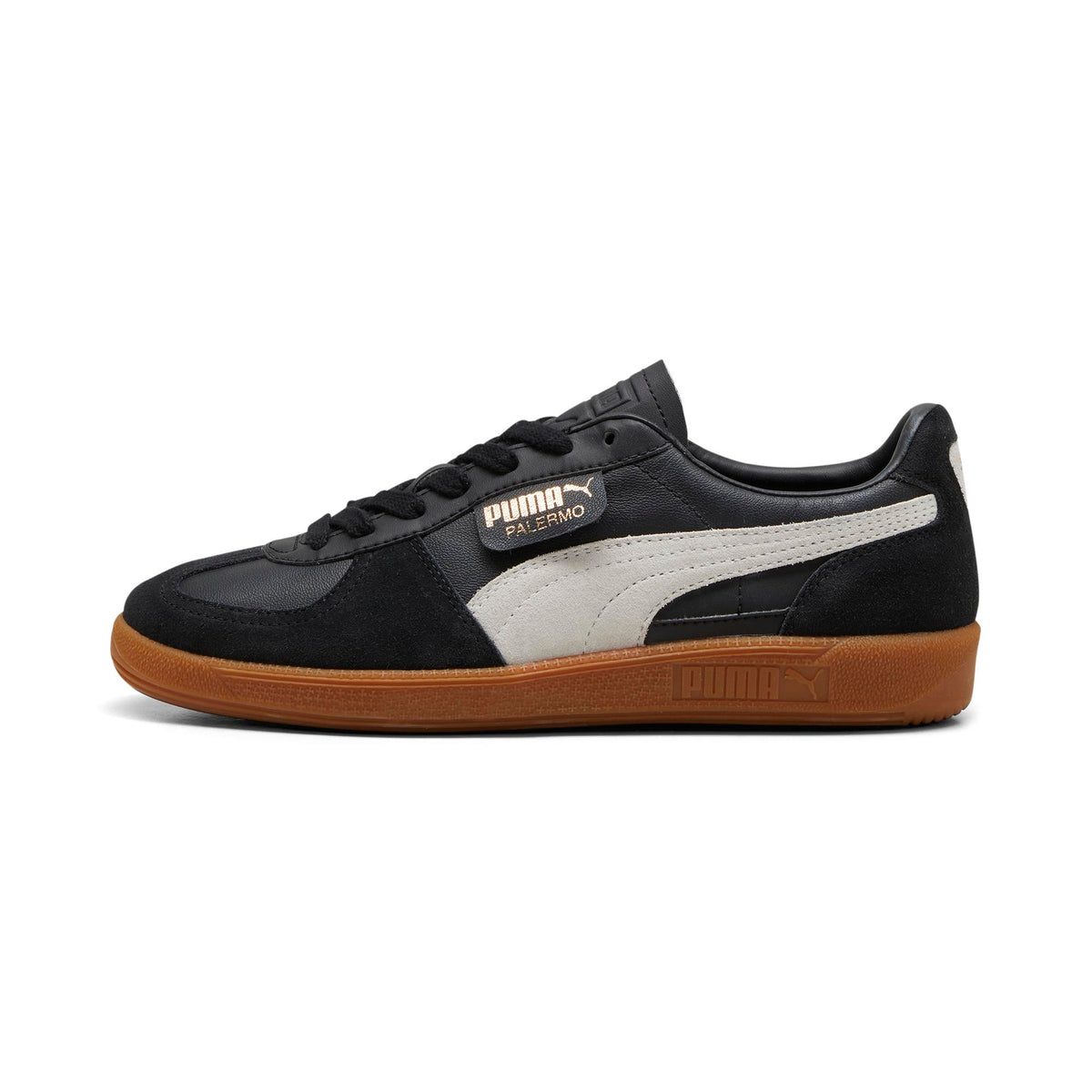 Sneakers en cuir Palermo - Black-Feather Gray-Gum