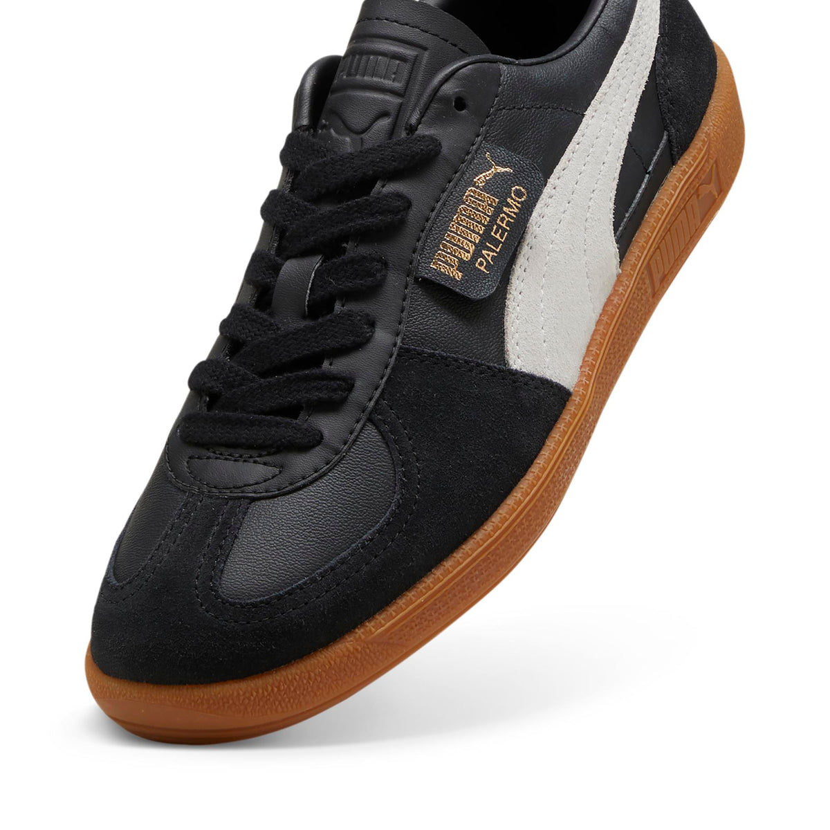 Sneakers en cuir Palermo - Black-Feather Gray-Gum