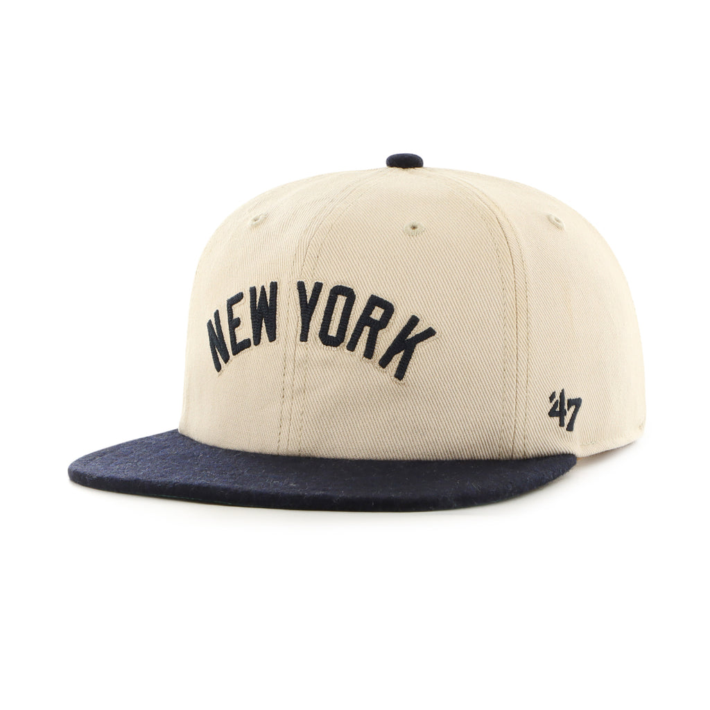 NEW YORK YANKEES MLB-Fieldstone '47 Captain RL - Lt Khaki