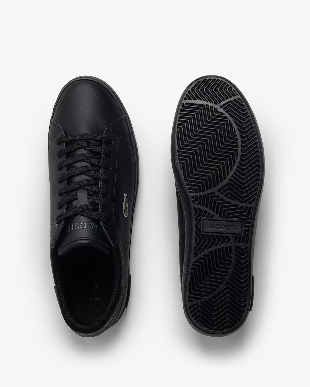 Powercourt Leather Sneakers - Black