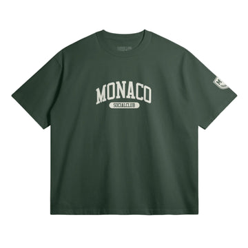 T-SHIRT COLLÉGIAL MONACO - Vert