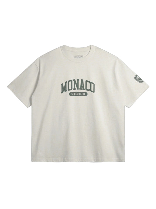 COLLEGE MONACO TEE -  Gray
