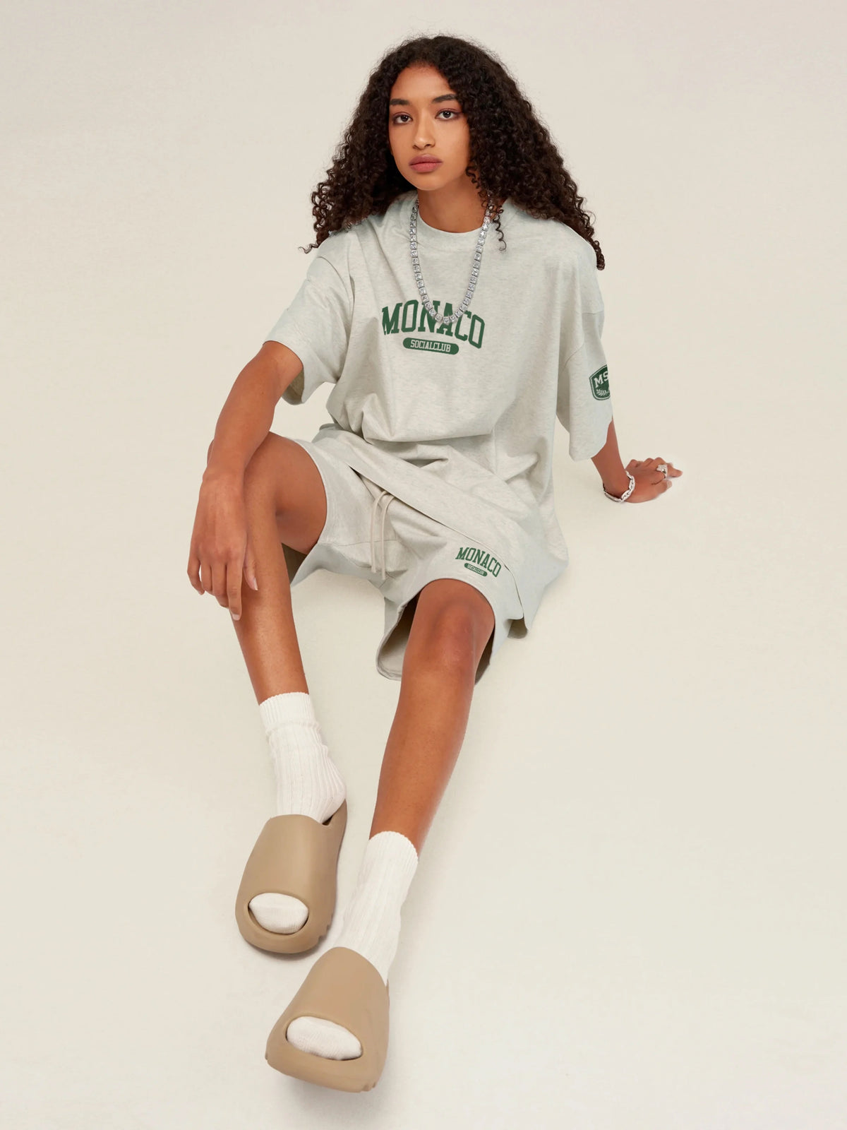 SHORT MSC OVERSIZED - Gris