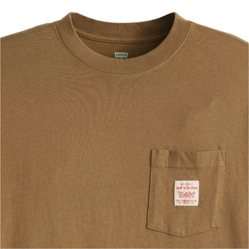 Short Sleeve Workwear T-shirt - Ermine - Brown