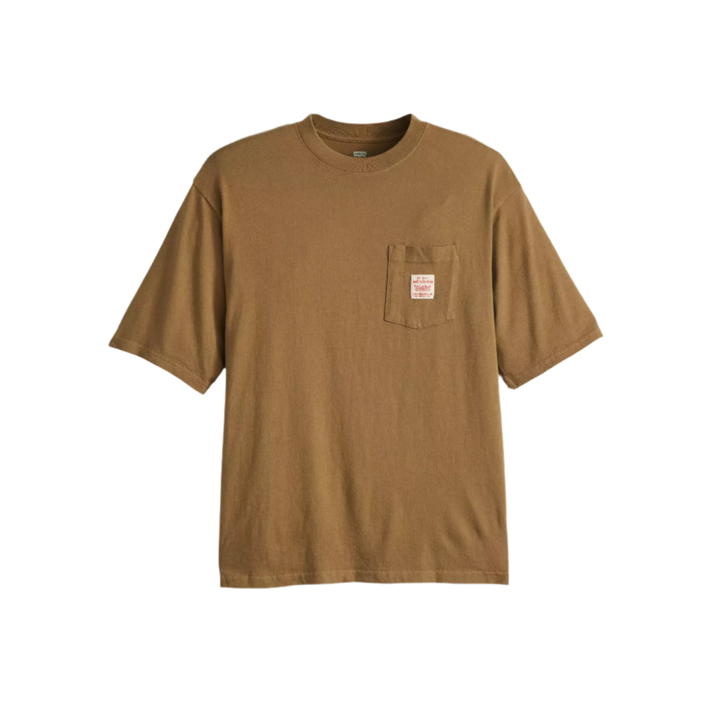 Short Sleeve Workwear T-shirt - Ermine - Brown