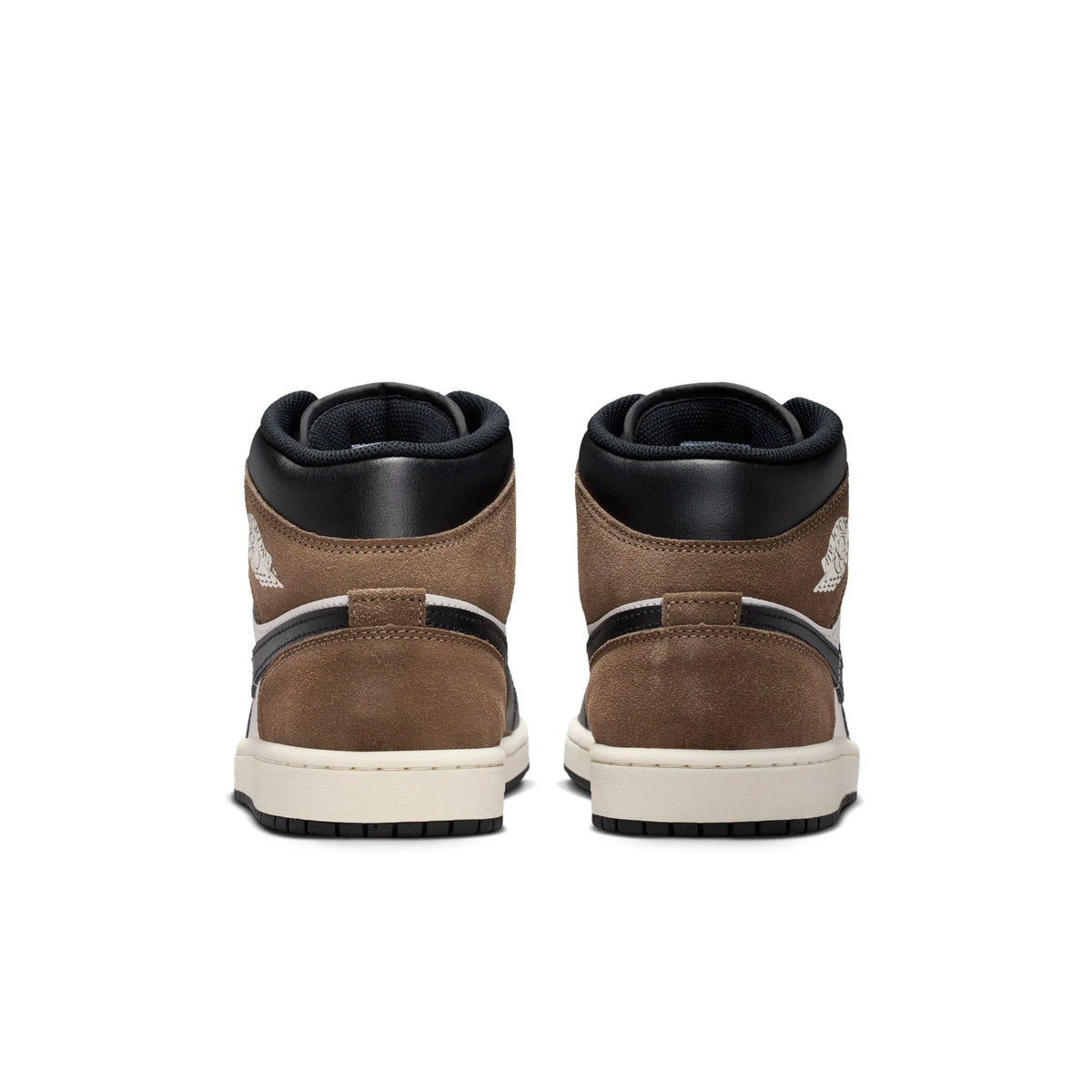 Air Jordan 1 Mid - BLACK/PHANTOM-PALOMINO