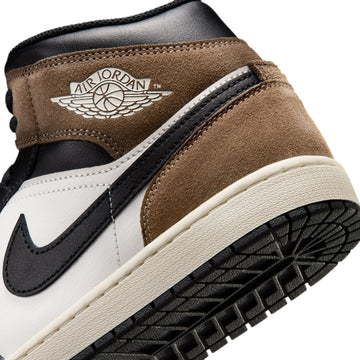 Air Jordan 1 Mid - BLACK/PHANTOM-PALOMINO