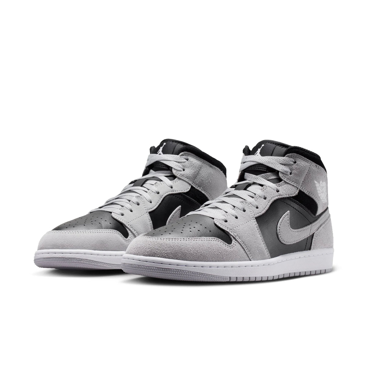 Air Jordan 1 Mid - LT SMOKE GREY/WHITE-BLACK