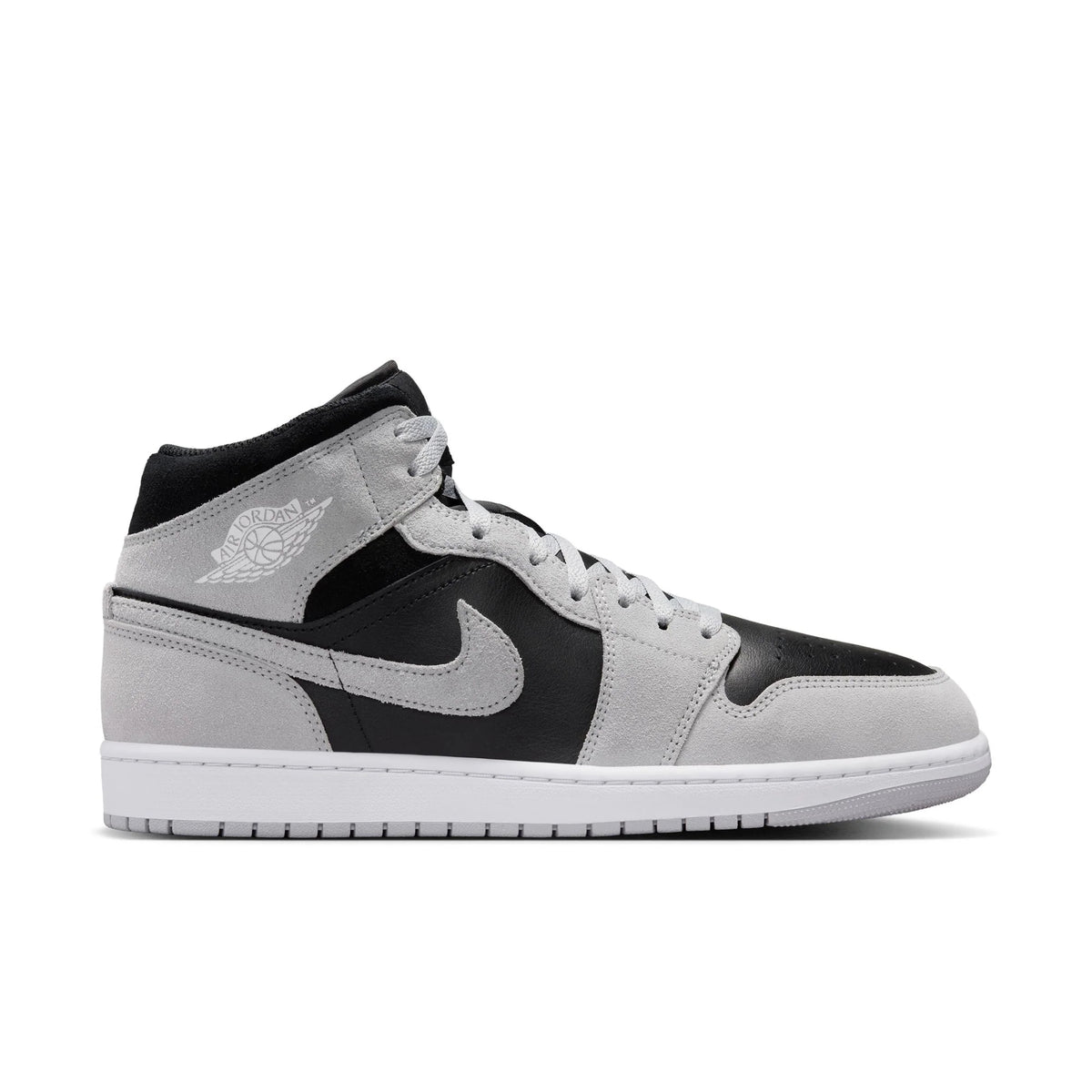Air Jordan 1 Mid - LT SMOKE GREY/WHITE-BLACK