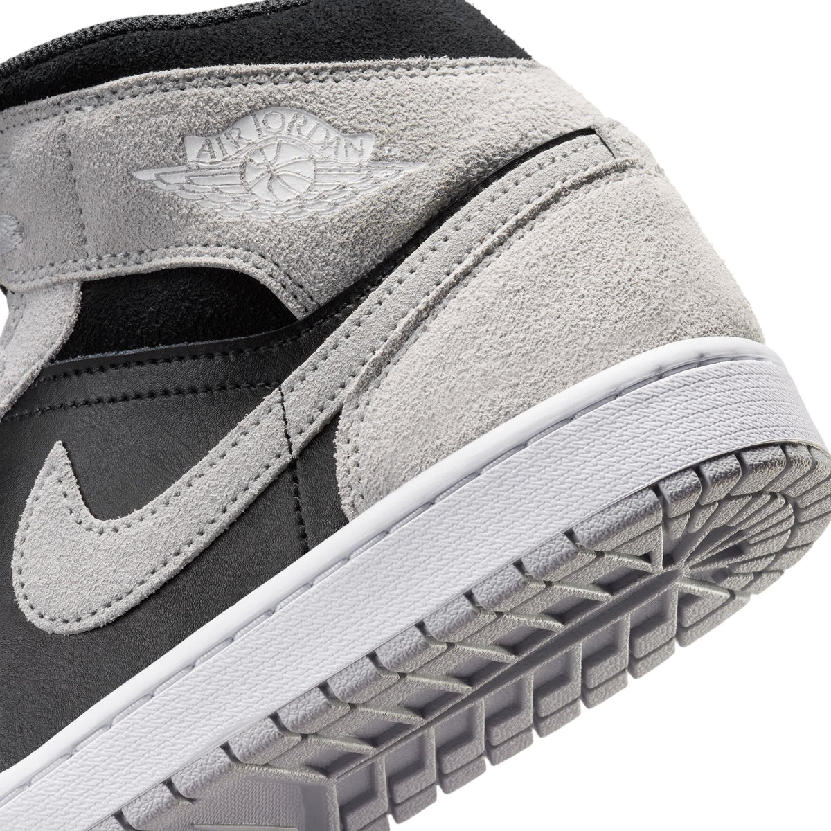 Air Jordan 1 Mid - LT SMOKE GREY/WHITE-BLACK