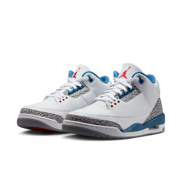 Air Jordan 3 Retro "True Blue" - Blanc/True Blue/Fire Red