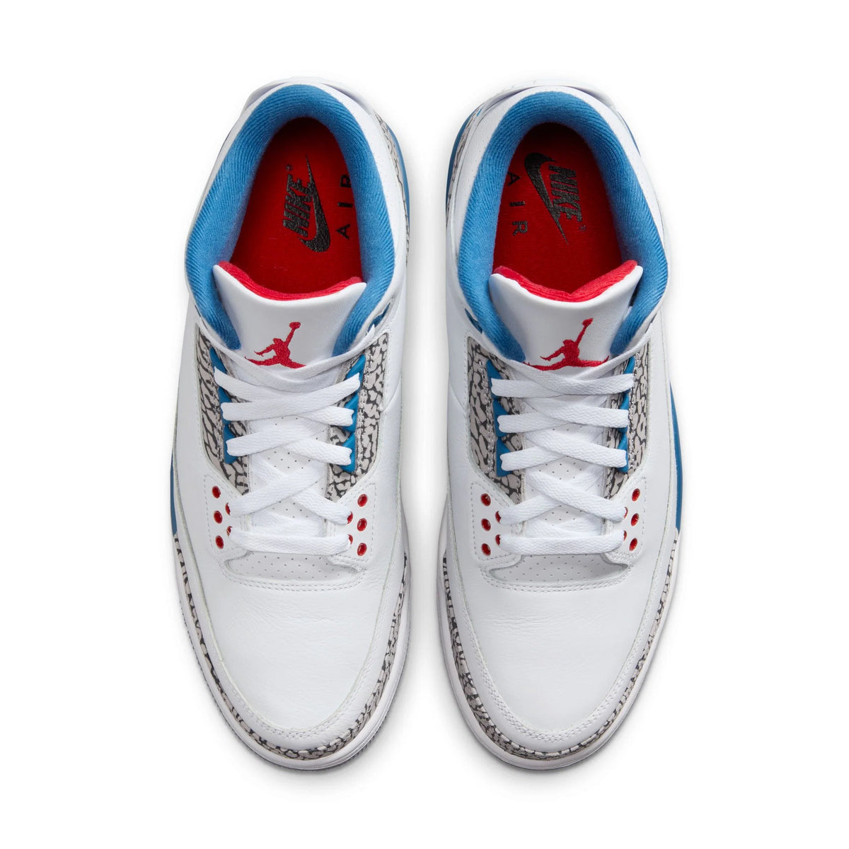 Air Jordan 3 Retro "True Blue" - Blanc/True Blue/Fire Red