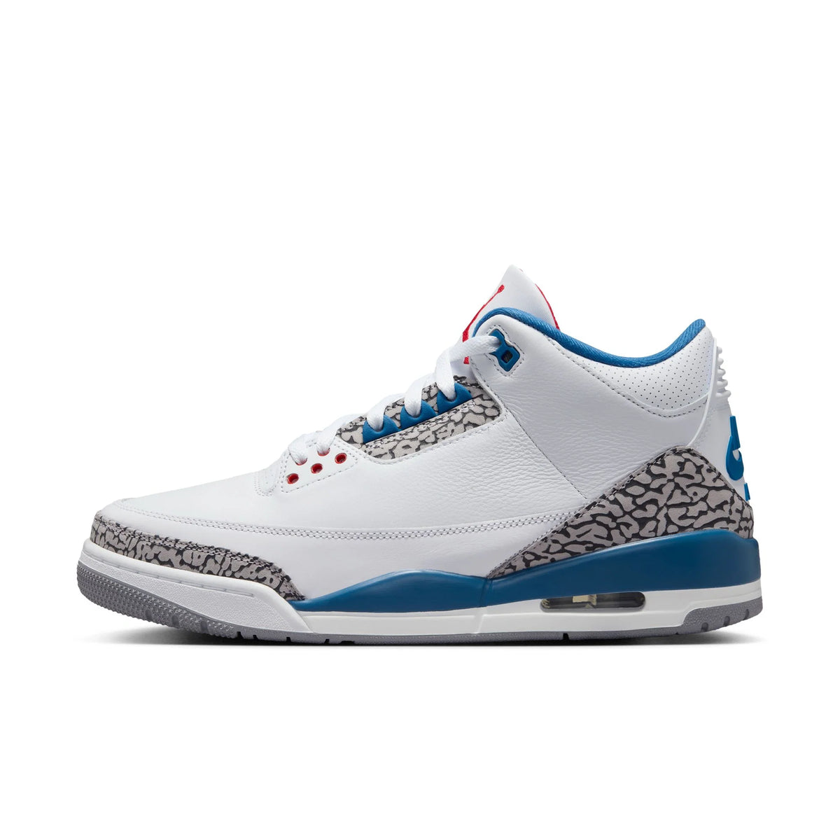 Air Jordan 3 Retro "True Blue" - Blanc/True Blue/Fire Red