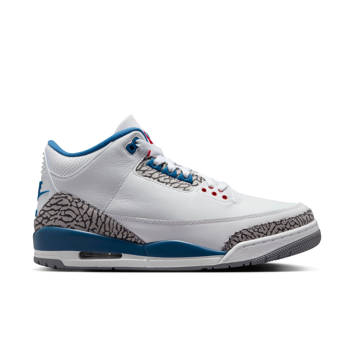 Air Jordan 3 Retro "True Blue" - Blanc/True Blue/Fire Red