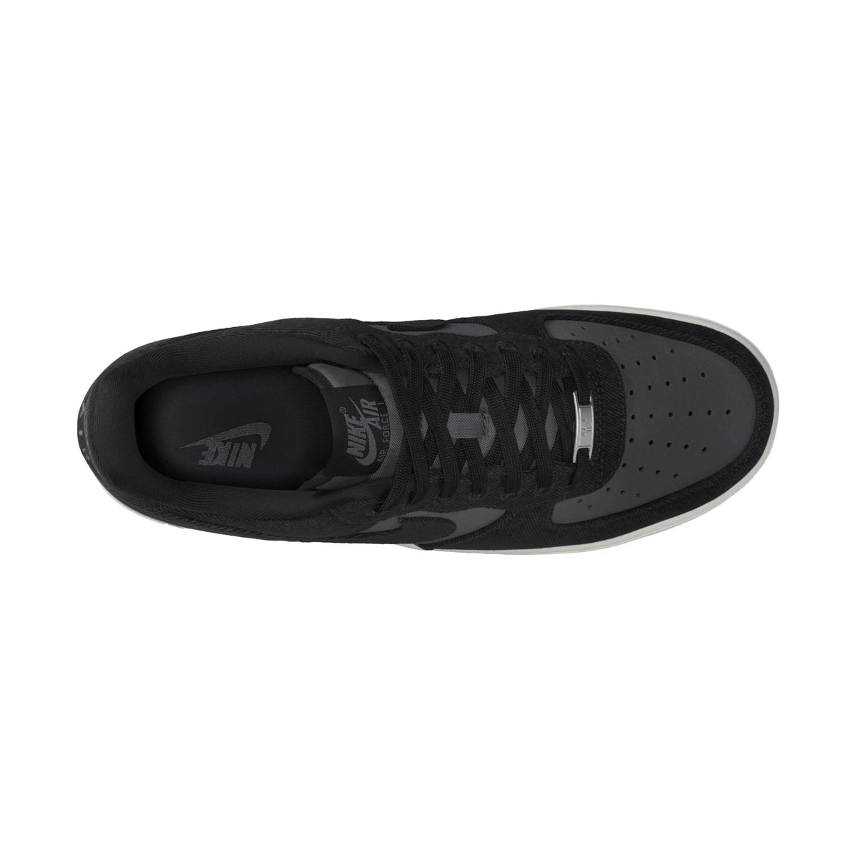 Nike Air Force 1 '07 DENIM - BLACK/SMOKE GREY