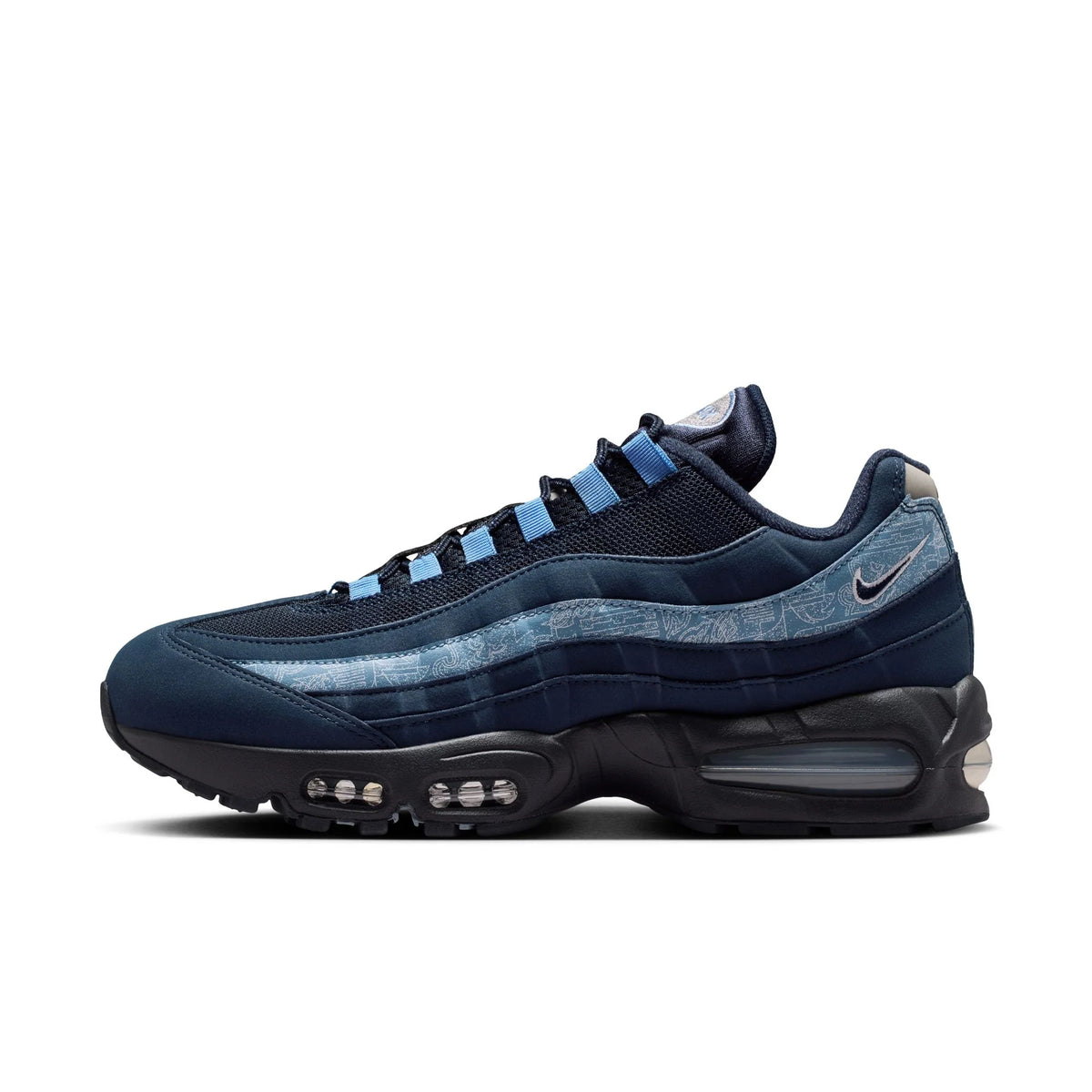 Nike Air Max 95 Big Bubble - OBSIDIAN-WORK BLUE-WHITE