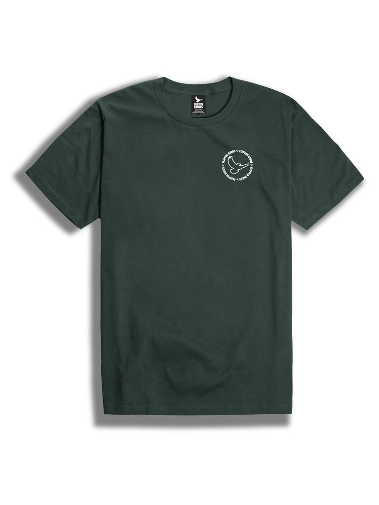 Circle Tee in forest Green
