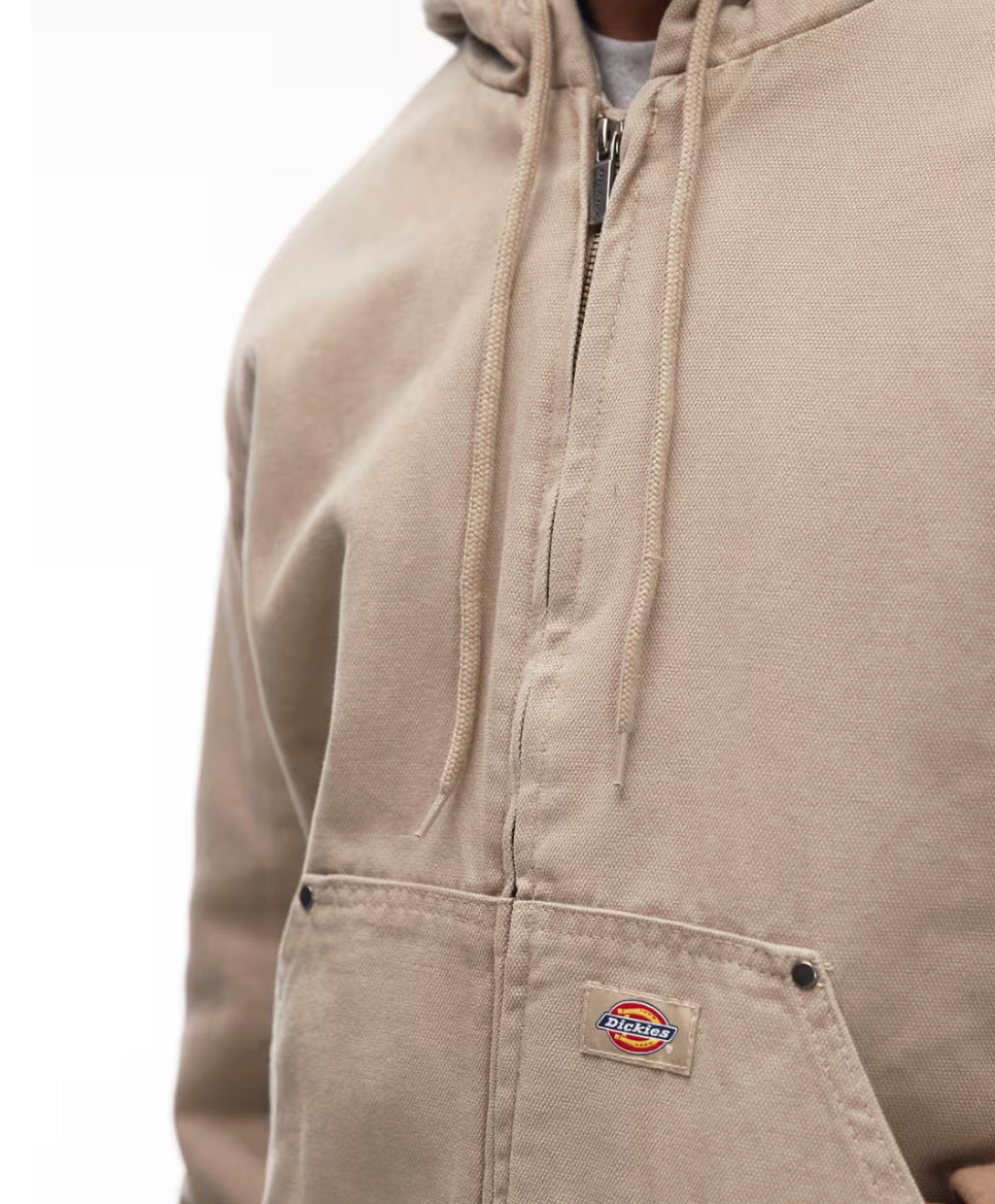 Dickies Hilham Hooded Canvas Jacket - Desert sand