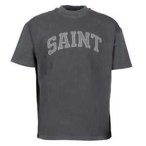 Saint Heavyweight Grey Patch Charcoal Tee