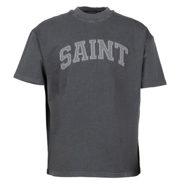 Saint Heavyweight Grey Patch Charcoal Tee