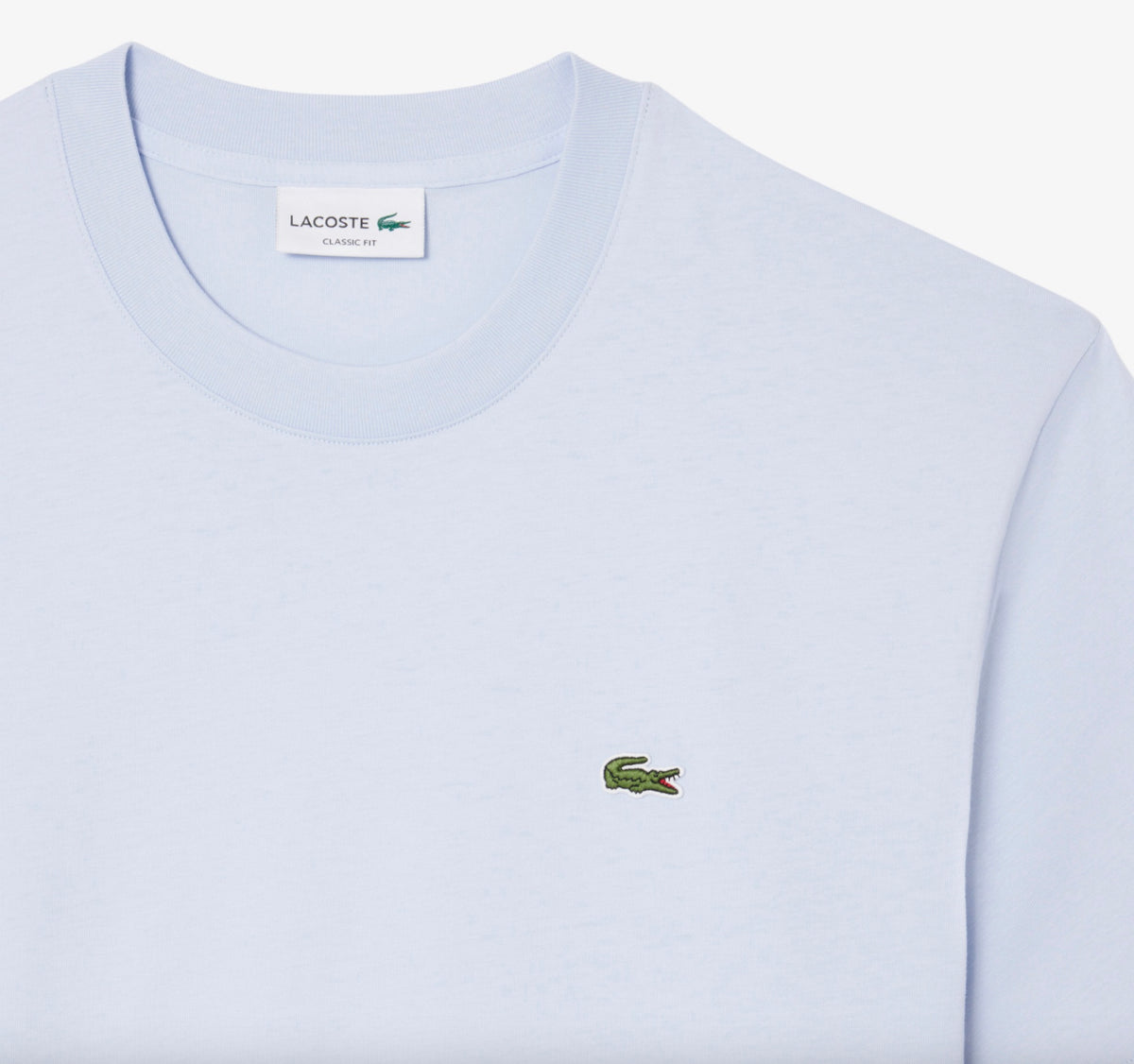 Cotton T-shirt classic fit - Light blue