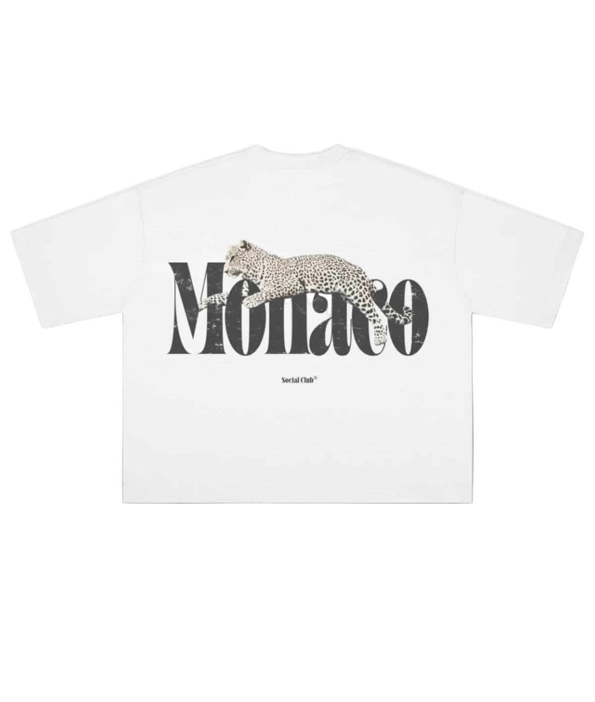 LE T-SHIRT LÉOPARD - Blanc