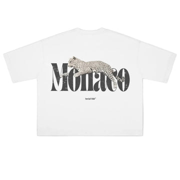 LE T-SHIRT LÉOPARD - Blanc