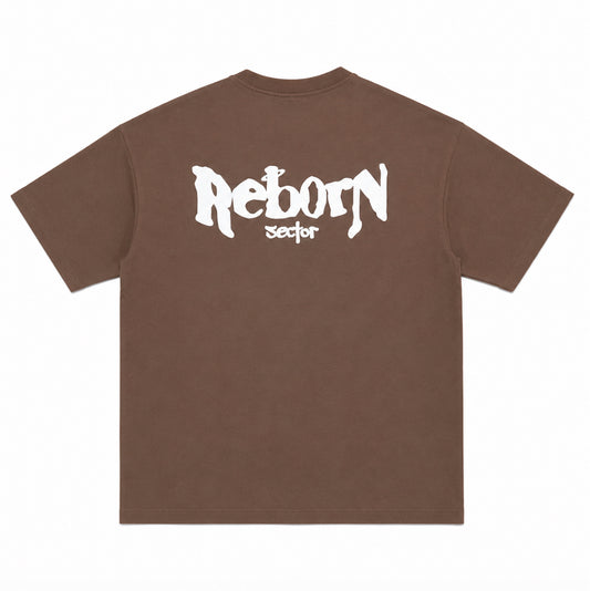 "ORIGIN" TEE - BRUN