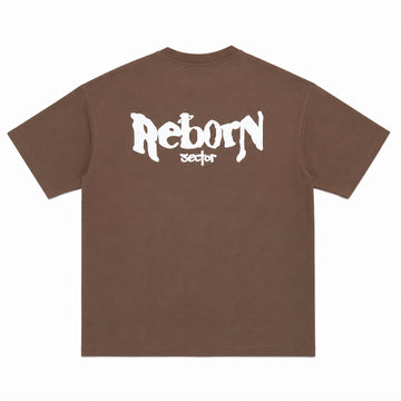 "ORIGIN" TEE - BROWN