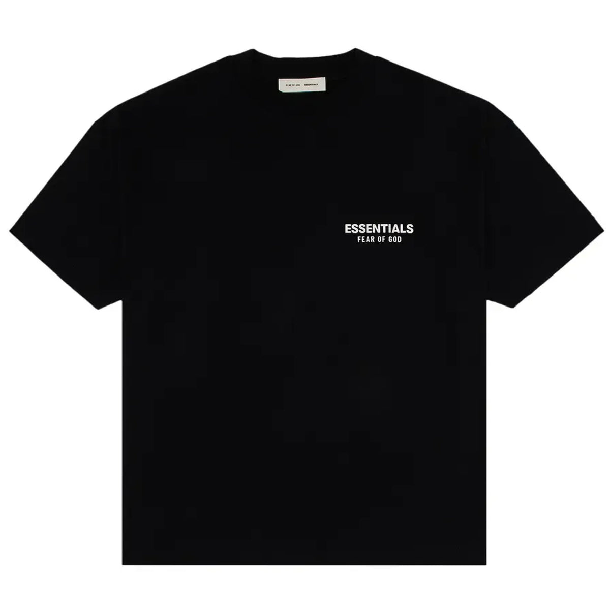 Essentials FOG Black Short Sleeve T-Shirt SS25