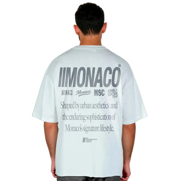 T-shirt MONACO AESTHETIC - Blanc