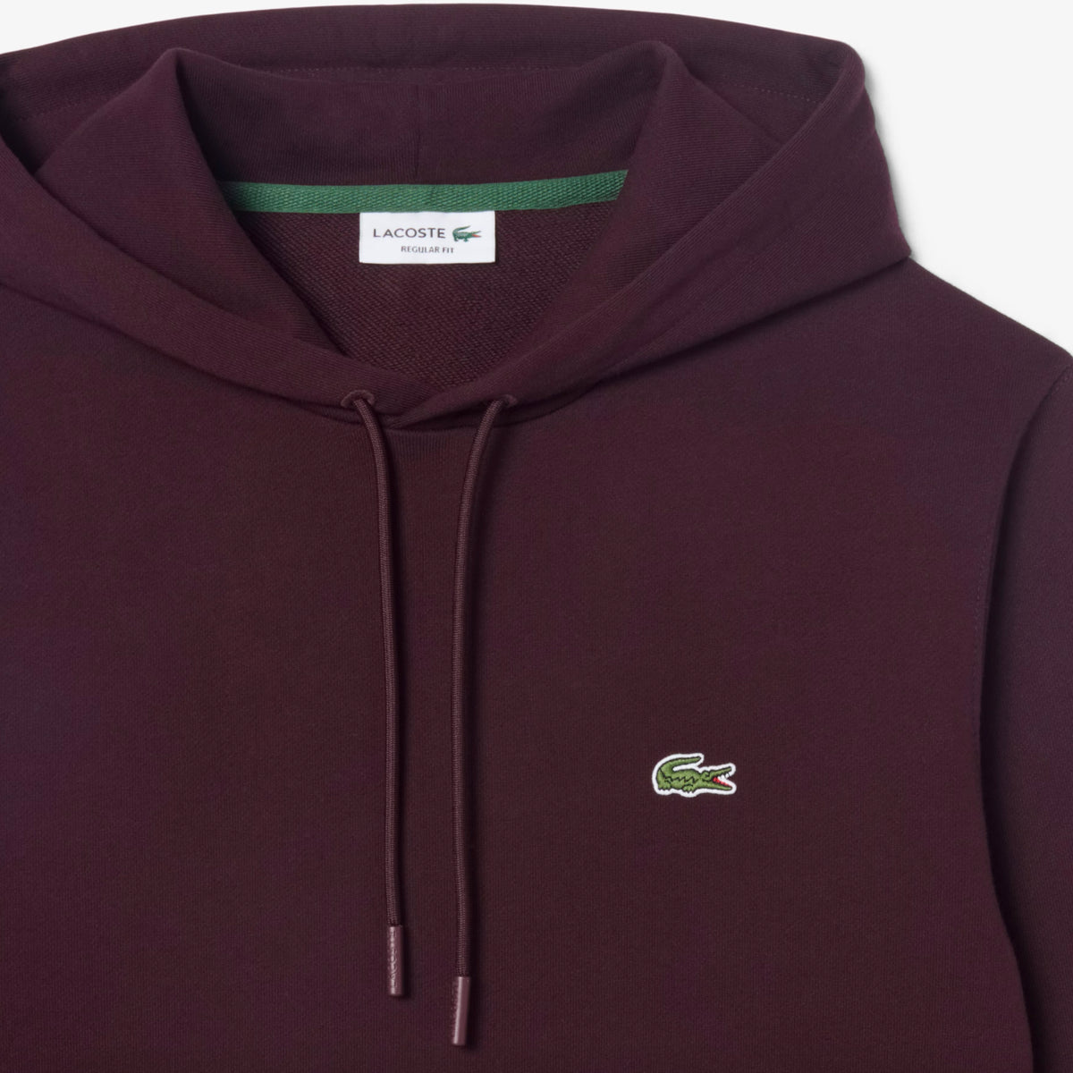 Sweatshirt à capuche molleton de coton - Marron Bourgogne