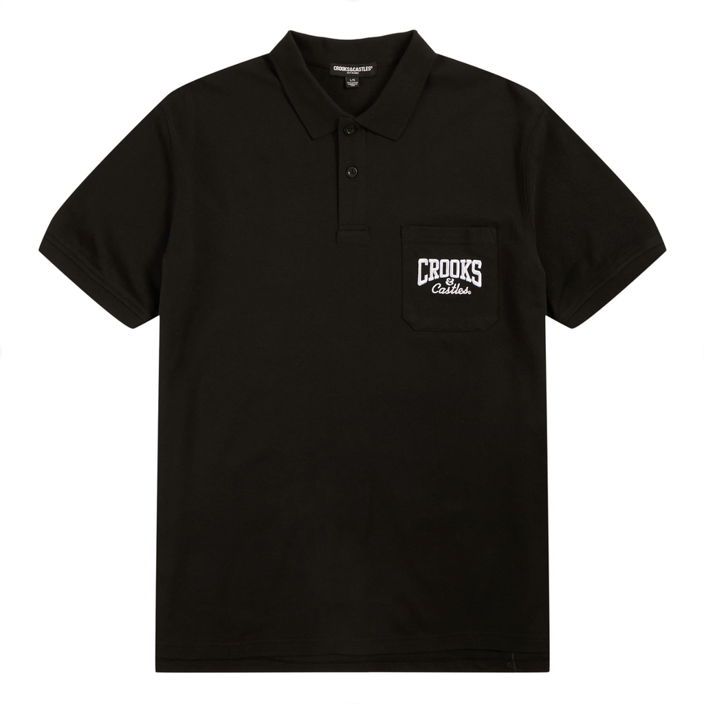 Crooks Basic Polo Shirt Black