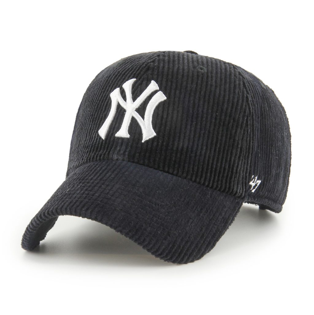 NEW YORK YANKEES THICK CORD '47 CLEAN UP BLACK