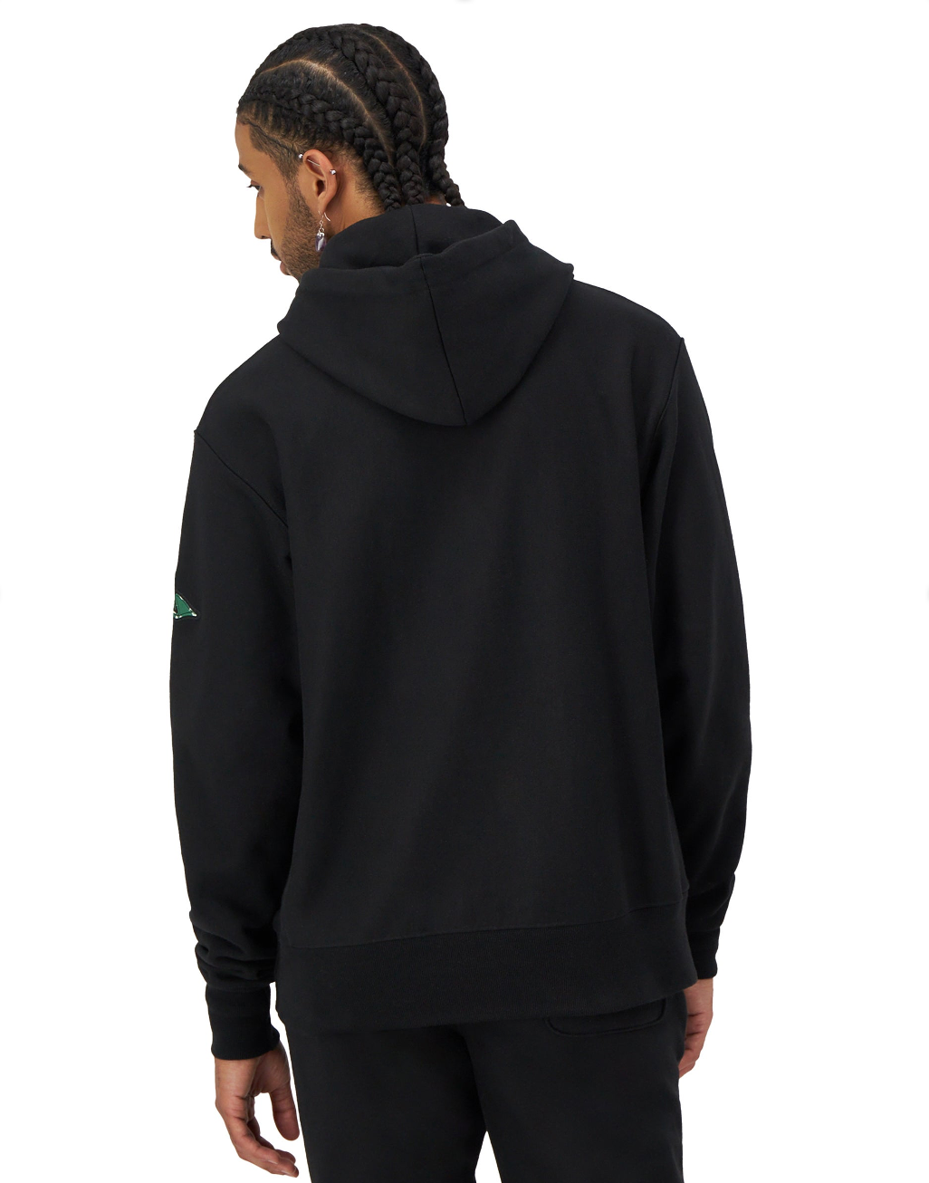 Reverse Weave Hoodie, Arch Logo - Black – Québec Streetwear