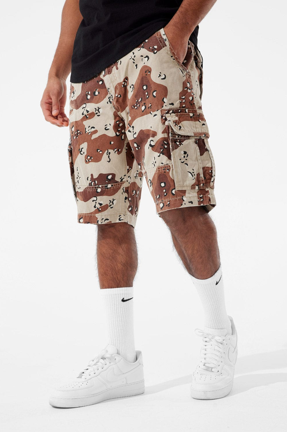 OG - CAMO CARGO SHORTS (DESERT)