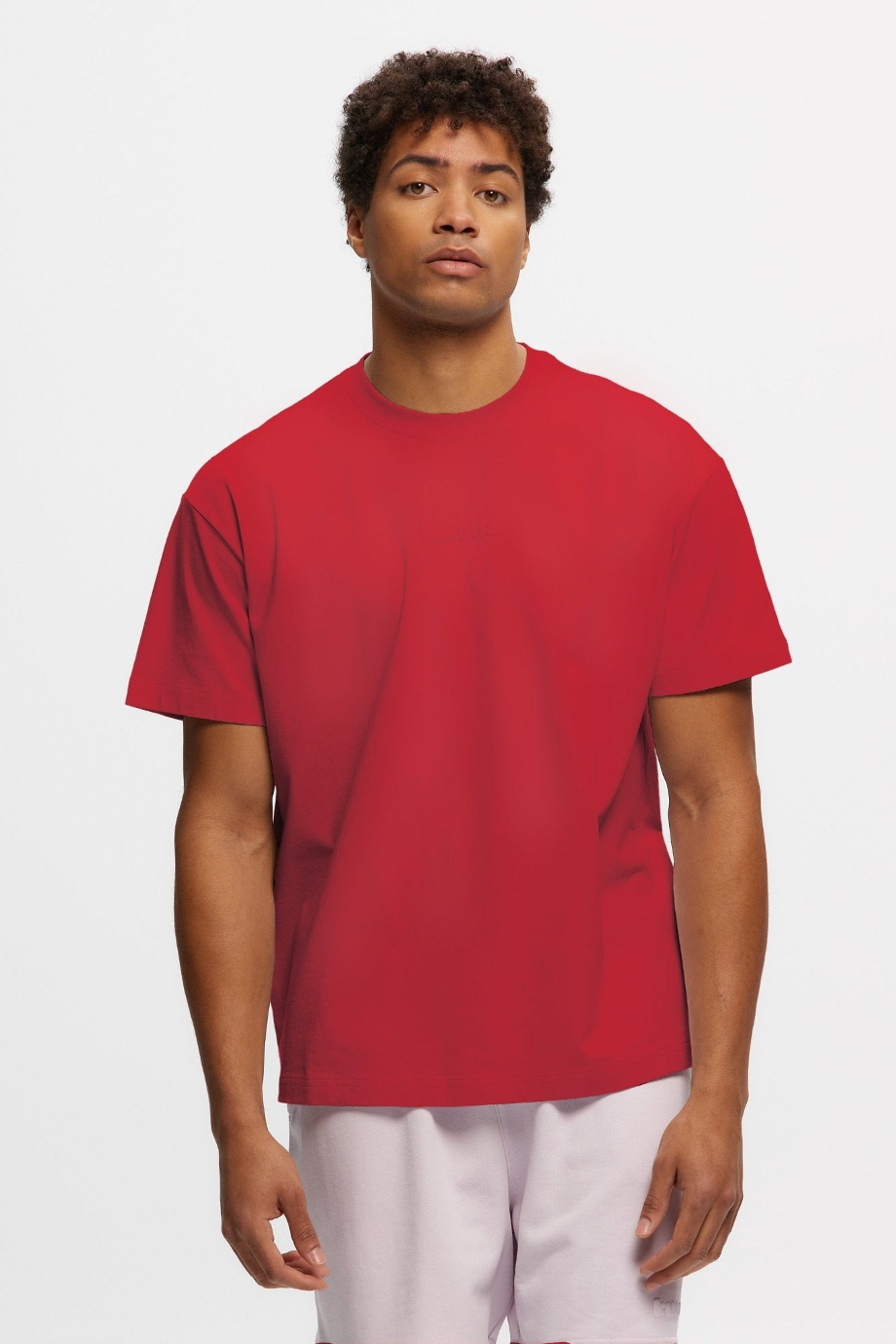 Bubble Print Tee - Red