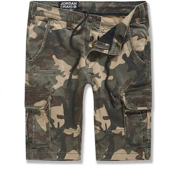 OG - CAMO CARGO SHORTS (WOODLAND)