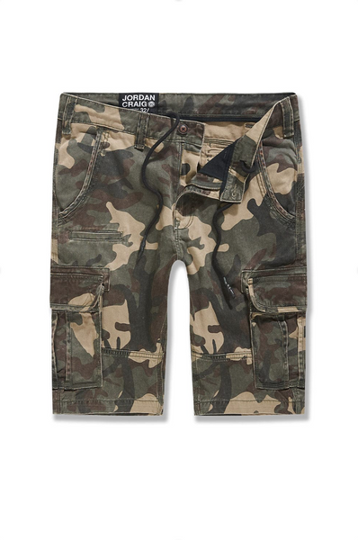 OG - CAMO CARGO SHORTS (WOODLAND) – Québec Streetwear QSW