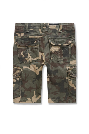 OG - CAMO CARGO SHORTS (WOODLAND)