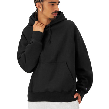 Reverse Weave Arena Hoodie - Black