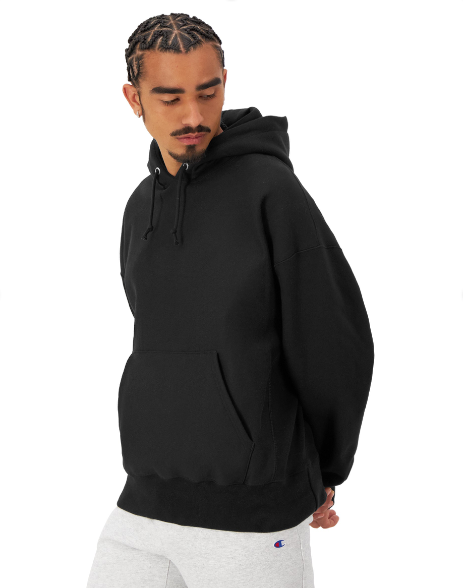 Reverse Weave Arena Hoodie - Black