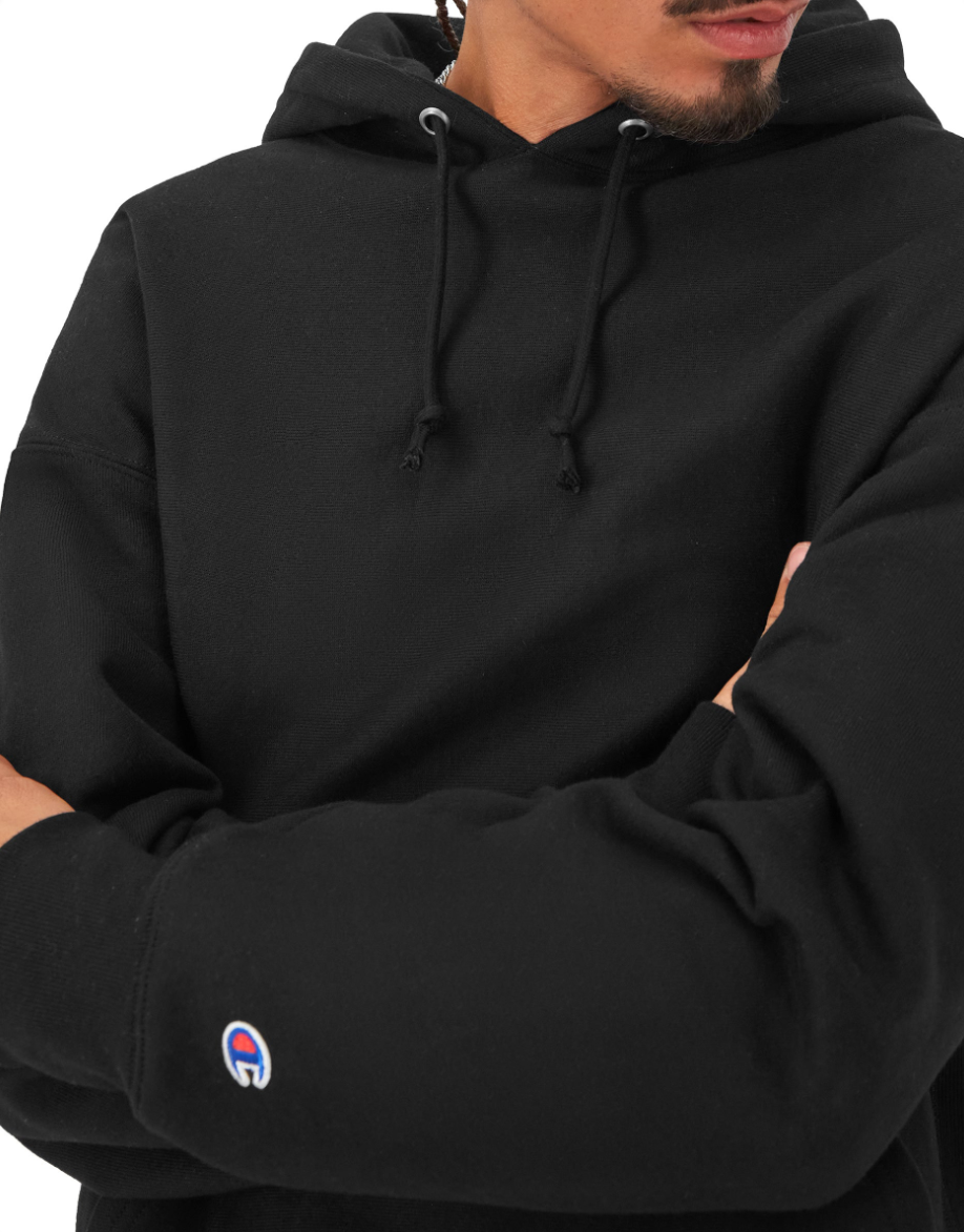 Reverse Weave Arena Hoodie - Black